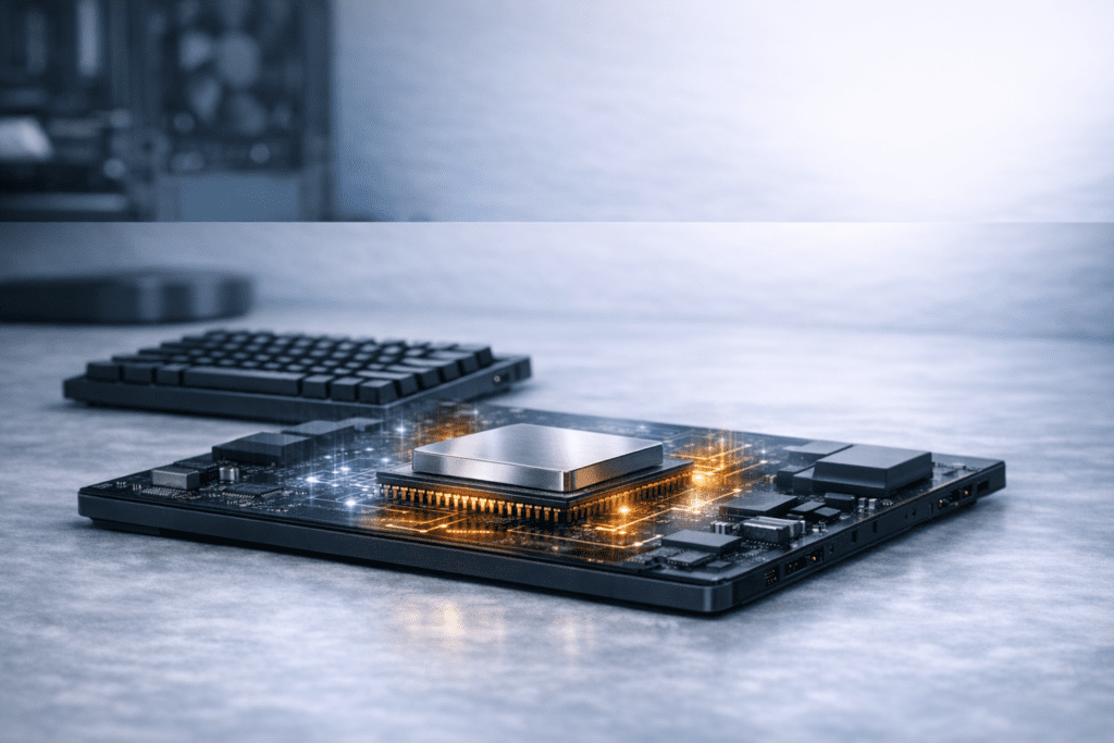 Funcionamiento interno de un procesador CPU con flujo de datos