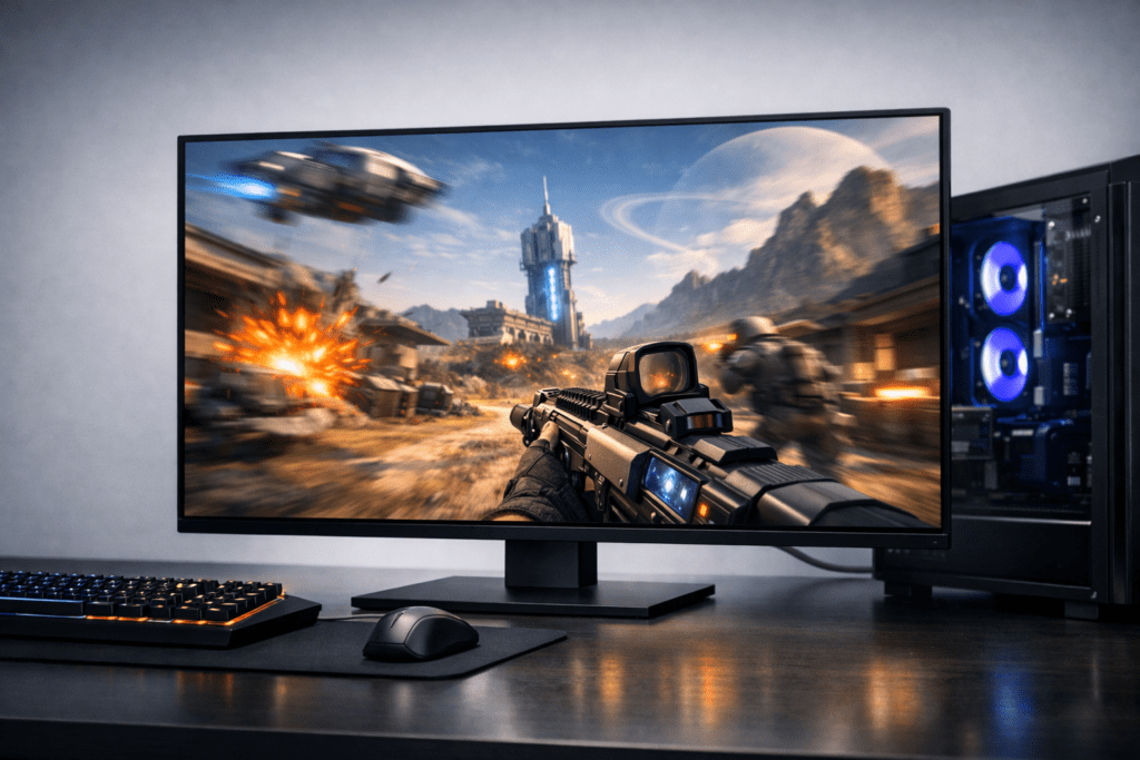 Monitor gaming con alta tasa de refresco para aprovechar más FPS