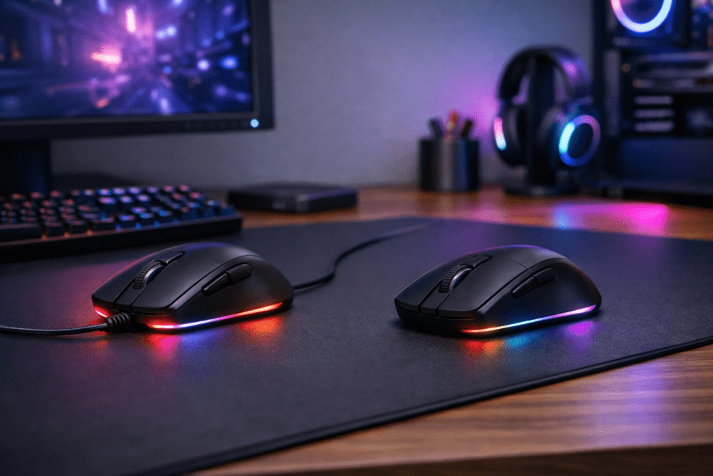 Mouse gaming con cable y mouse gaming inalámbrico comparados