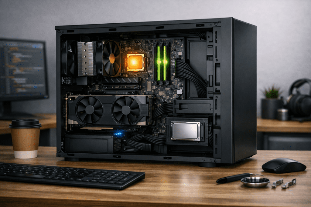 PC funcionando de forma óptima sin problemas de cuello de botella