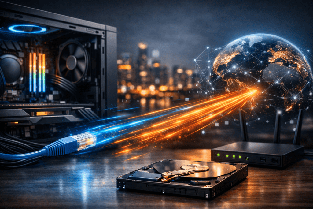 Velocidad y latencia en conexión a internet