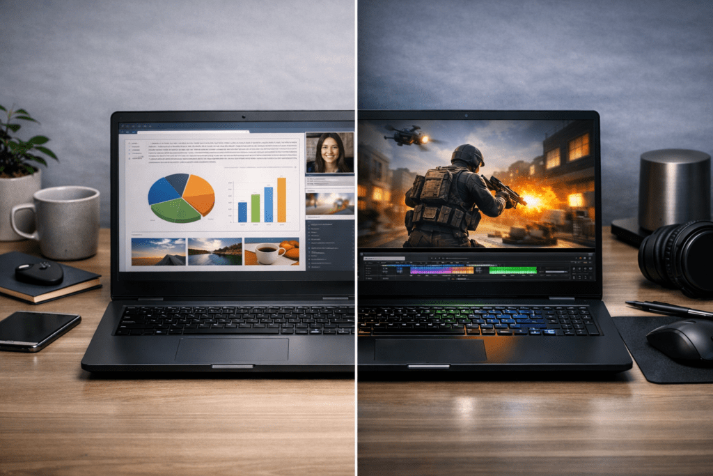 Diferencia de rendimiento entre GPU integrada y GPU dedicada en laptop