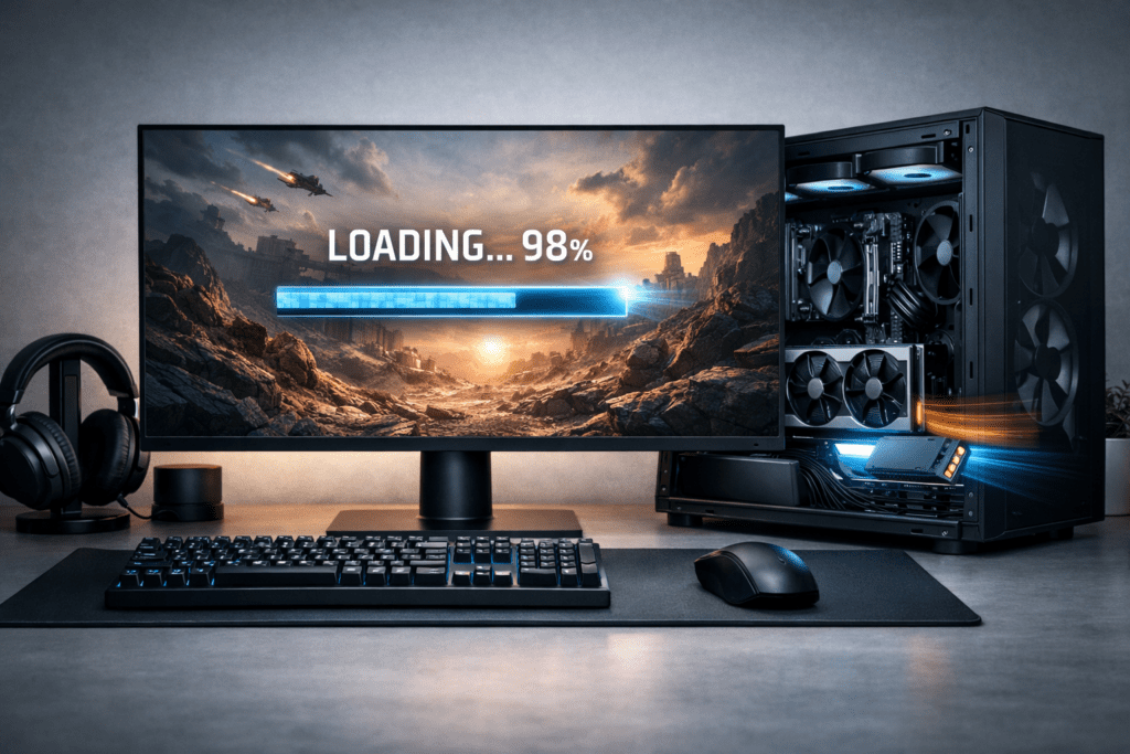 SSD en gaming para reducir tiempos de carga y mejorar la experiencia