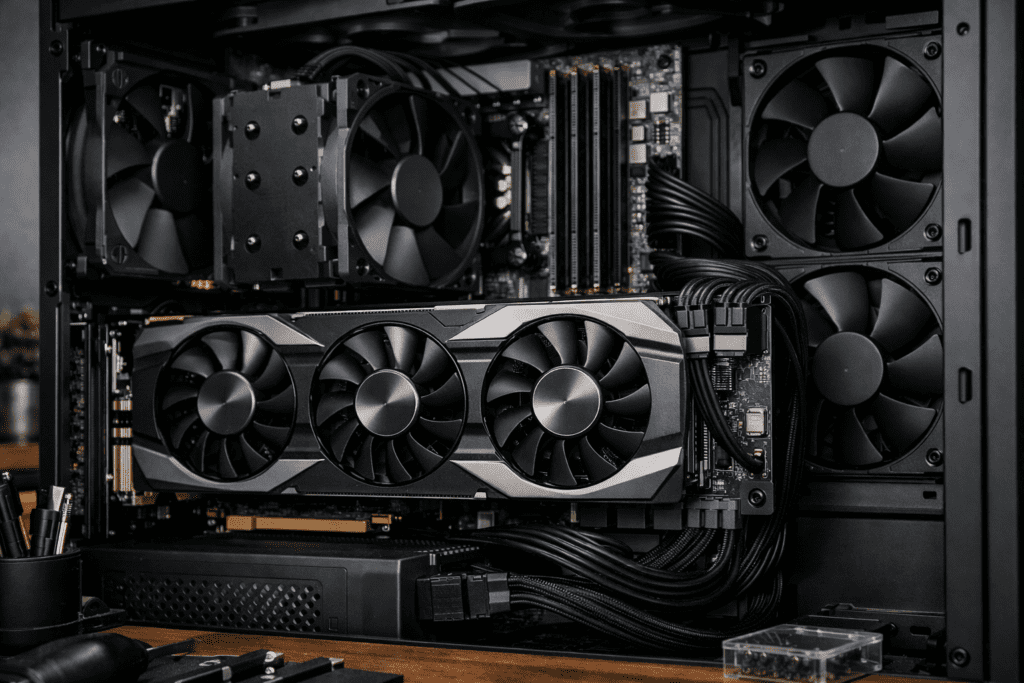 Tarjeta gráfica dedicada como núcleo de una PC gamer