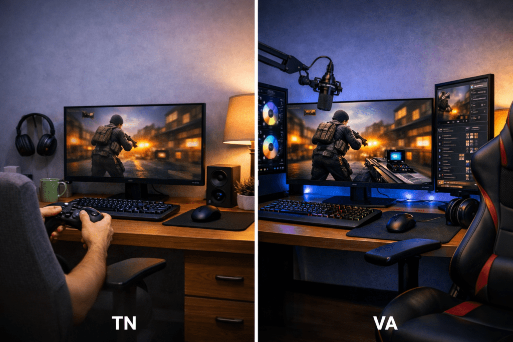 Diferentes tipos de jugadores y monitores según su uso