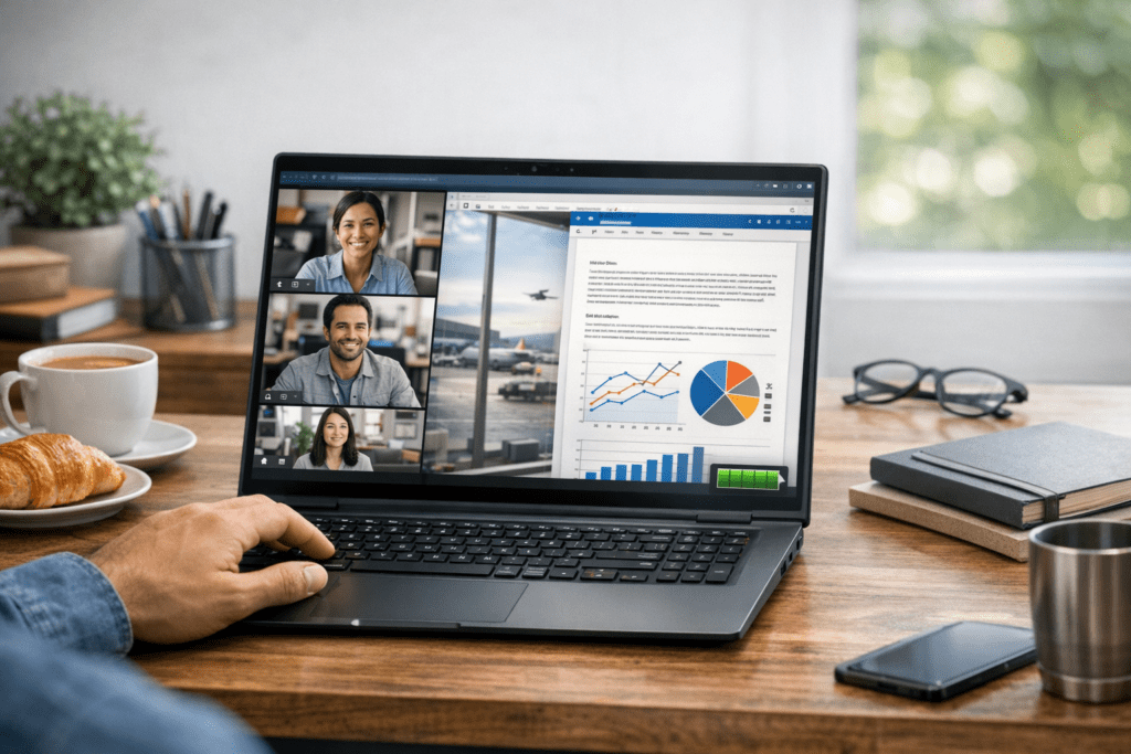 Duración de batería de una laptop en uso real diario