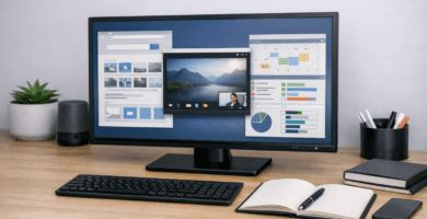 Uso de internet y software en computadora