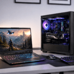 Comparación entre laptop gamer y PC de escritorio para gaming
