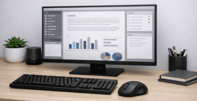 Monitor de computadora utilizado para trabajo y uso general