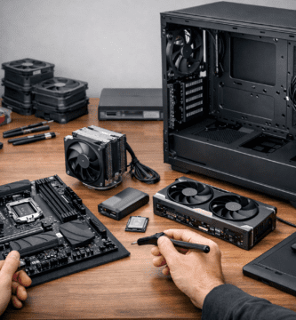 Selección de componentes de computadora antes de armar una PC