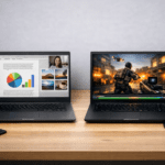 Comparación entre laptop con gráficos integrados y laptop con gráficos dedicados