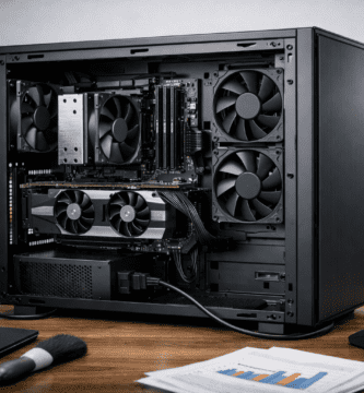 Mantenimiento básico de una computadora de escritorio con componentes limpios