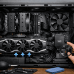 Componentes principales de una PC gamer ensamblada