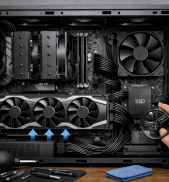 Componentes principales de una PC gamer ensamblada