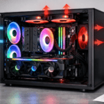 Sistema de refrigeración en un PC gamer para mantener rendimiento estable