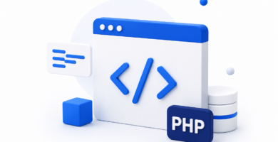 Aplicaciones web PHP premium con diseño moderno, código limpio y soluciones profesionales disponibles en Xcaleta.